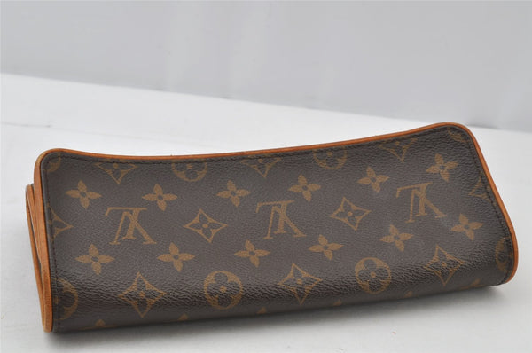 Authentic Louis Vuitton Monogram Pochette Twin GM Shoulder Bag M51852 LV 2512J