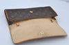 Authentic Louis Vuitton Monogram Pochette Twin GM Shoulder Bag M51852 LV 2512J