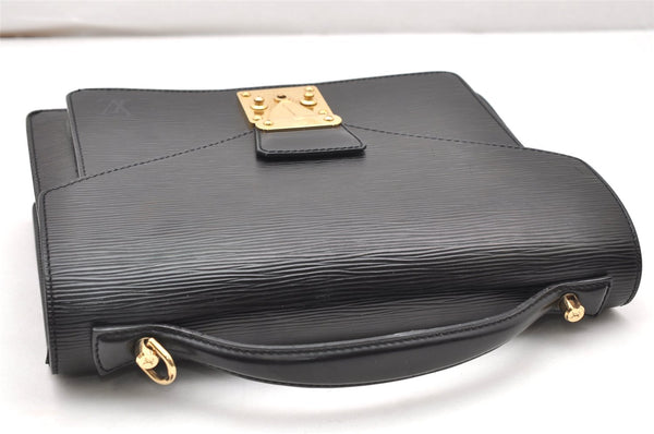 Authentic Louis Vuitton Epi Monceau 2Way Shoulder Hand Bag Black M52792 LV 2512K