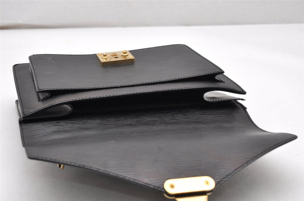 Authentic Louis Vuitton Epi Monceau 2Way Shoulder Hand Bag Black M52792 LV 2512K