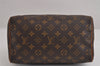 Authentic Louis Vuitton Monogram Speedy 25 Boston Hand Bag M41528 LV 2513J