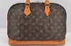 Authentic Louis Vuitton Monogram Alma Hand Bag Purse M51130 LV 2513K