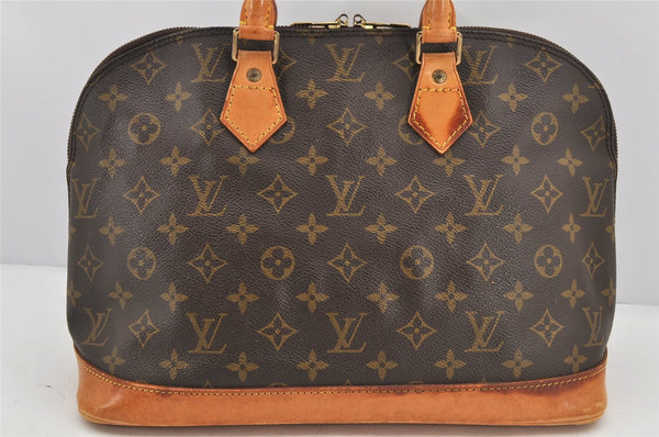 Authentic Louis Vuitton Monogram Alma Hand Bag Purse M51130 LV 2513K
