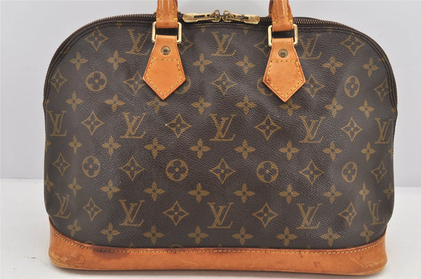 Authentic Louis Vuitton Monogram Alma Hand Bag Purse M51130 LV 2513K