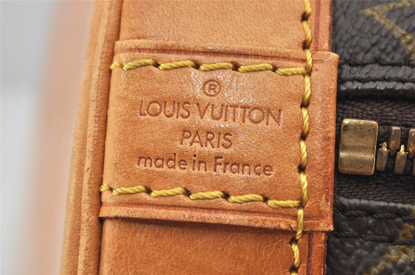 Authentic Louis Vuitton Monogram Alma Hand Bag Purse M51130 LV 2513K