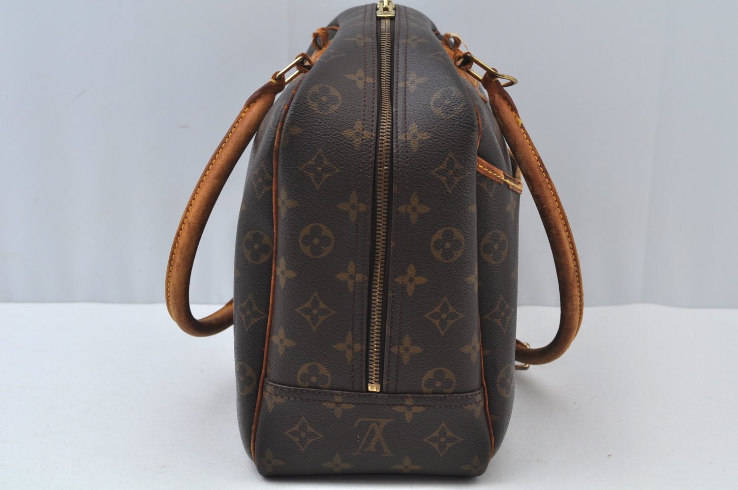 Authentic Louis Vuitton Monogram Deauville Hand Bag M47270 LV Junk 2514I