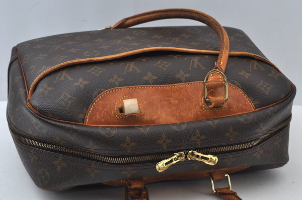 Authentic Louis Vuitton Monogram Deauville Hand Bag M47270 LV Junk 2514I