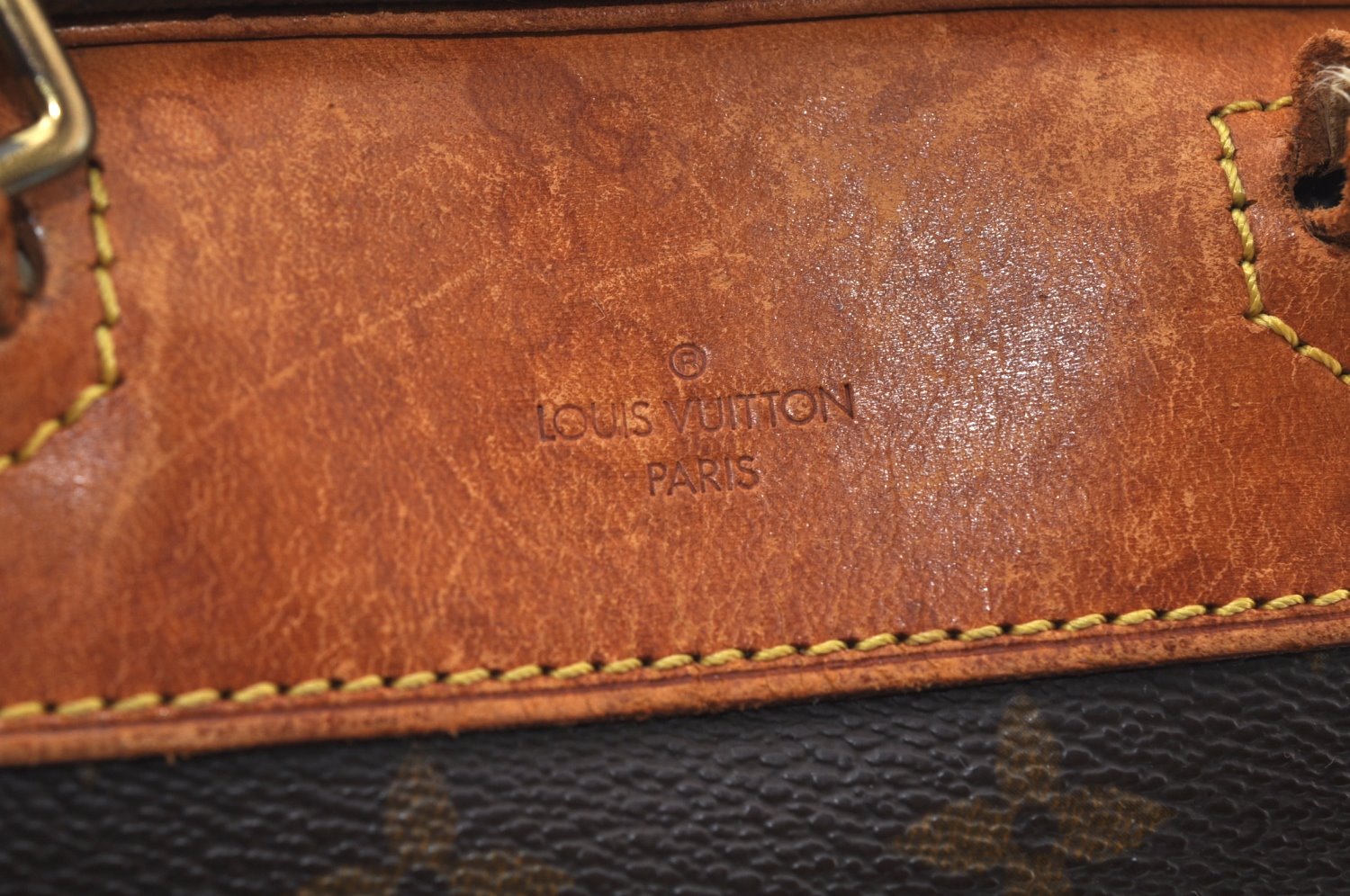 Authentic Louis Vuitton Monogram Deauville Hand Bag M47270 LV Junk 2514I