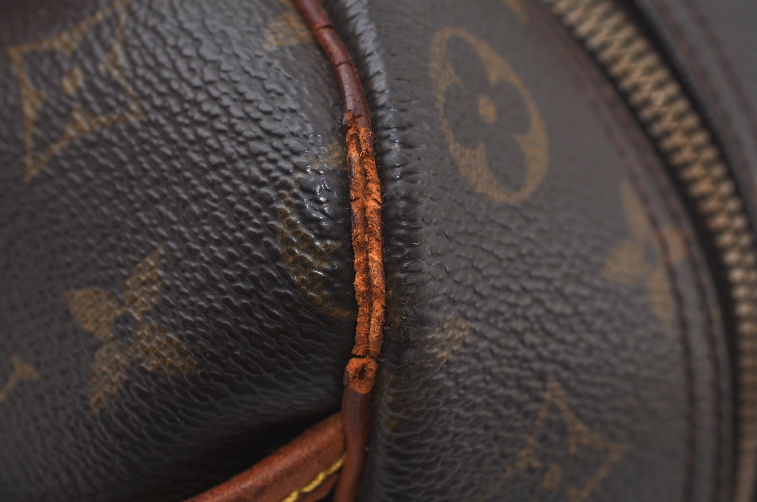 Authentic Louis Vuitton Monogram Deauville Hand Bag M47270 LV Junk 2514I