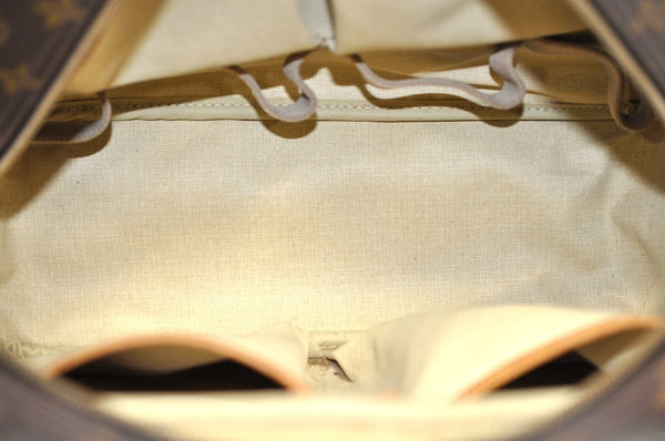 Authentic Louis Vuitton Monogram Deauville Hand Bag M47270 LV Junk 2514I