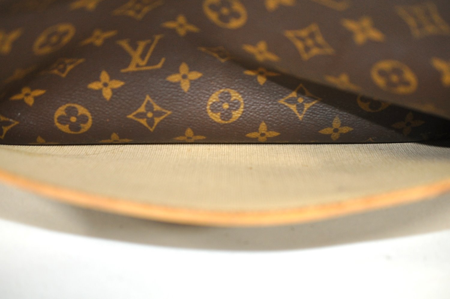 Authentic Louis Vuitton Monogram Deauville Hand Bag M47270 LV Junk 2514I
