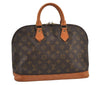 Authentic Louis Vuitton Monogram Alma Hand Bag Purse M51130 LV 2515J