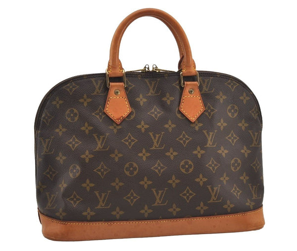 Authentic Louis Vuitton Monogram Alma Hand Bag Purse M51130 LV 2515J