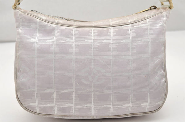 Authentic CHANEL Vintage New Travel Line Shoulder Hand Bag Purse Pink 2515K