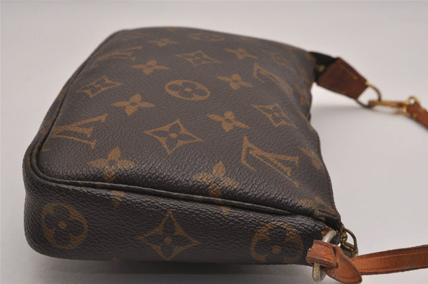 Authentic Louis Vuitton Monogram Pochette Accessoires Pouch M51980 LV 2516J