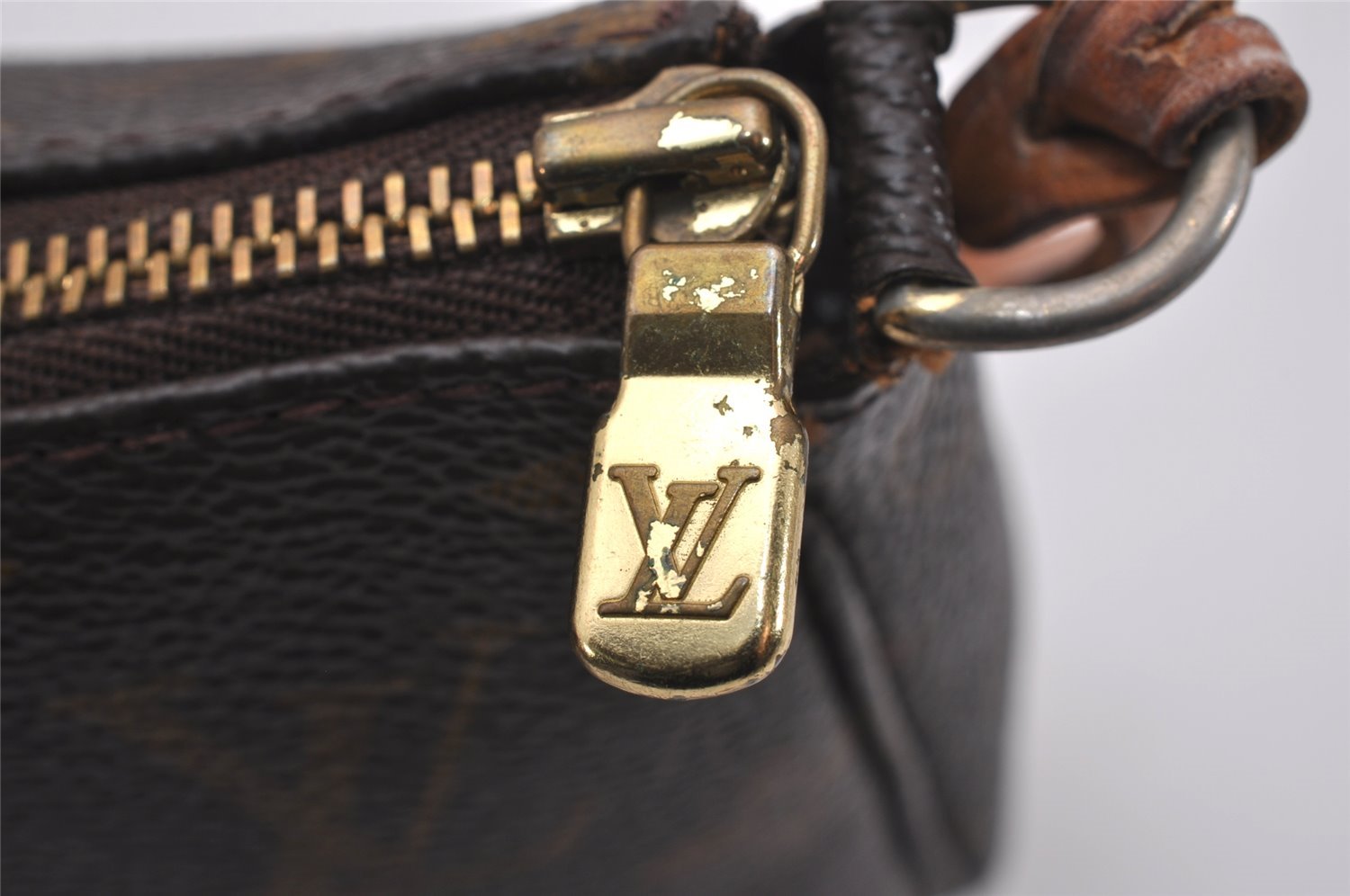 Authentic Louis Vuitton Monogram Pochette Accessoires Pouch M51980 LV 2516J