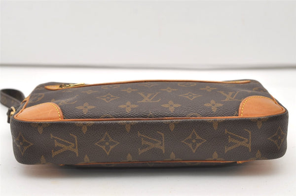 Authentic Louis Vuitton Monogram Marly Dragonne GM M51825 Clutch Hand Bag 2517J