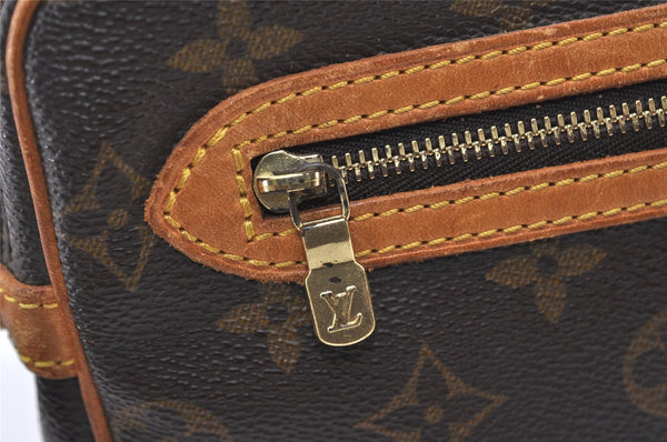 Authentic Louis Vuitton Monogram Marly Dragonne GM M51825 Clutch Hand Bag 2517J