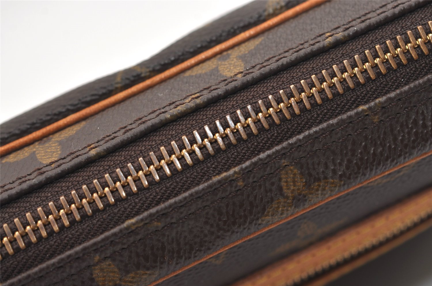 Authentic Louis Vuitton Monogram Marly Dragonne GM M51825 Clutch Hand Bag 2517J