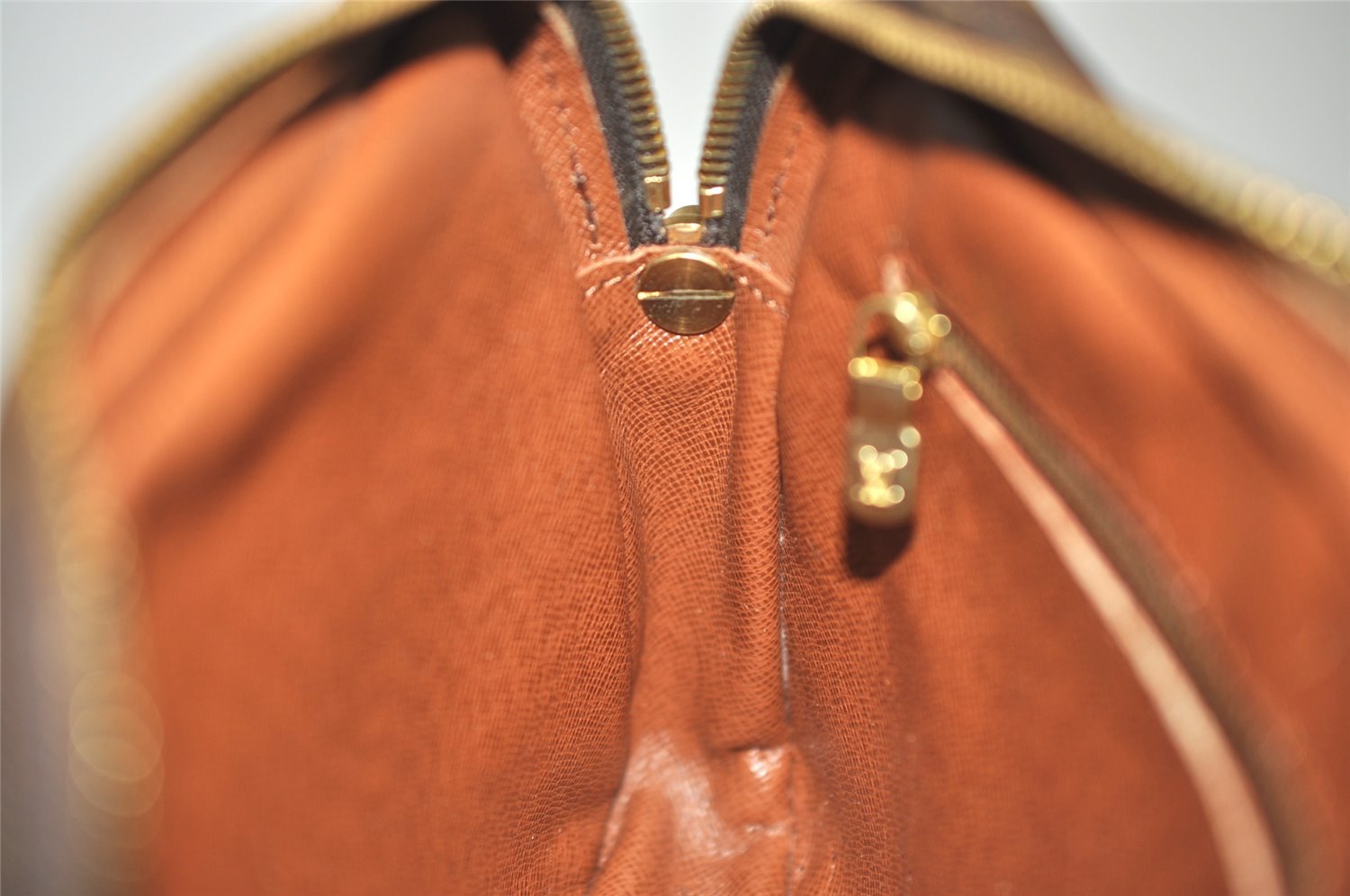 Authentic Louis Vuitton Monogram Marly Dragonne GM M51825 Clutch Hand Bag 2517J