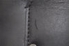 Authentic GUCCI Doctors Bag Hand Bag Leather Wood 104992 Black 2517K
