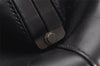 Authentic GUCCI Doctors Bag Hand Bag Leather Wood 104992 Black 2517K