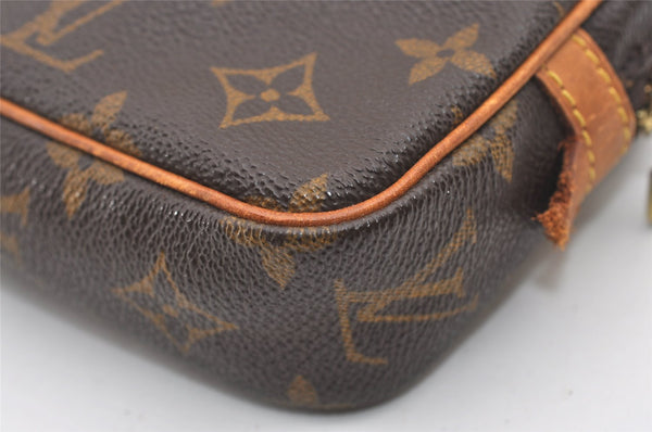 Auth Louis Vuitton Monogram Marly Bandouliere Shoulder Cross Bag M51828 LV 2519J