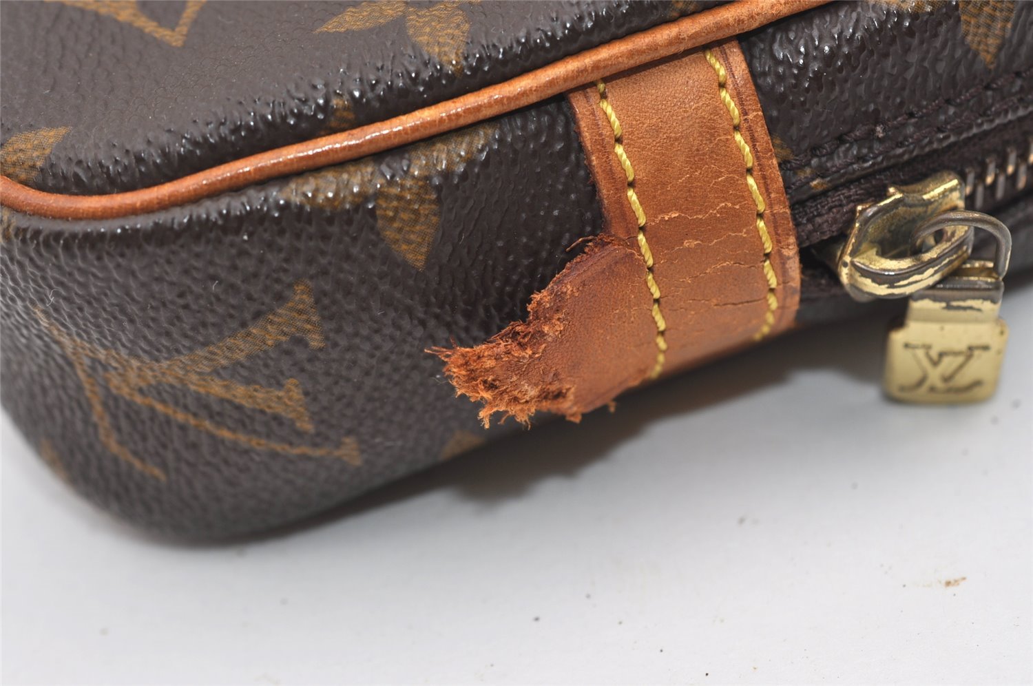 Auth Louis Vuitton Monogram Marly Bandouliere Shoulder Cross Bag M51828 LV 2519J