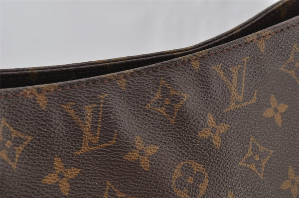 Authentic Louis Vuitton Monogram Looping GM Shoulder Bag M51145 LV 2520J