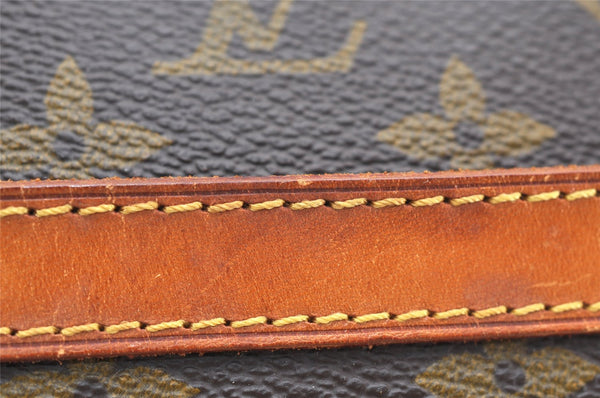 Authentic Louis Vuitton Monogram Compiegne 28 Clutch Hand Bag M51845 LV 2520K