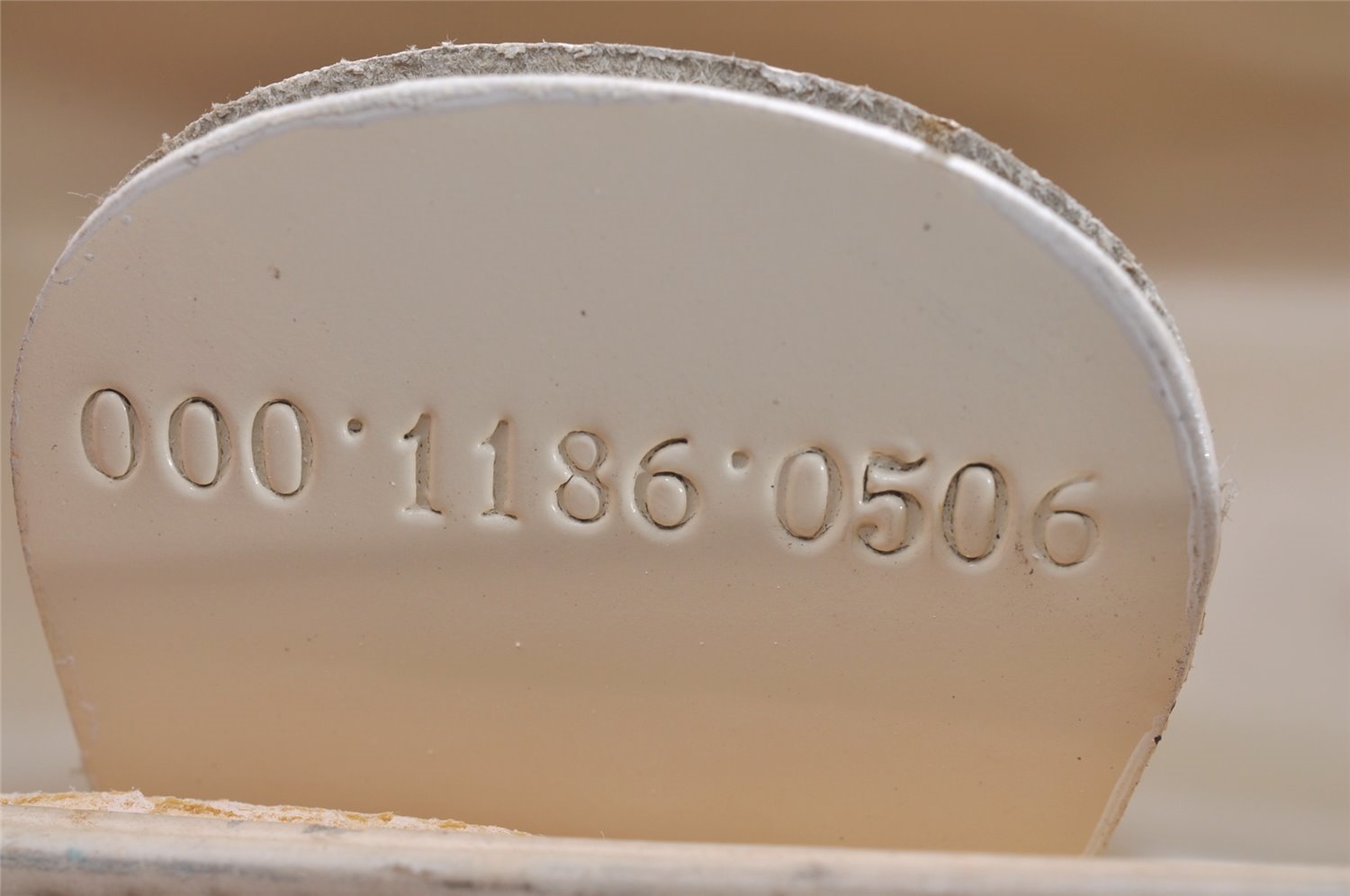 Authentic GUCCI Interlocking G Vintage Shoulder Bag Enamel White Junk 2521I