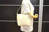 Authentic GUCCI Interlocking G Vintage Shoulder Bag Enamel White Junk 2521I