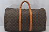 Authentic Louis Vuitton Monogram Keepall 50 Travel Boston Bag M41426 LV 2521J