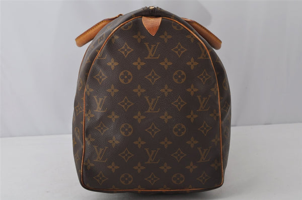 Authentic Louis Vuitton Monogram Keepall 50 Travel Boston Bag M41426 LV 2521J