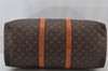 Authentic Louis Vuitton Monogram Keepall 50 Travel Boston Bag M41426 LV 2521J