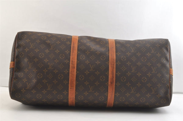 Authentic Louis Vuitton Monogram Keepall Bandouliere 60 M41412 Boston Bag 2521K