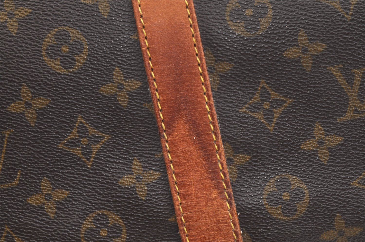 Authentic Louis Vuitton Monogram Keepall Bandouliere 60 M41412 Boston Bag 2521K