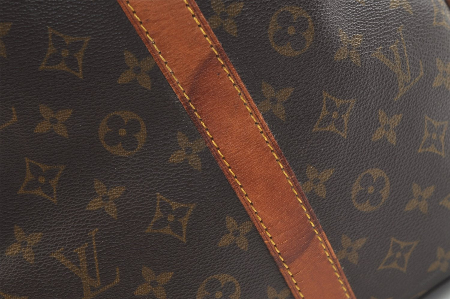 Authentic Louis Vuitton Monogram Keepall Bandouliere 60 M41412 Boston Bag 2521K