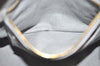 Authentic PRADA Canapa M Vintage Denim Tote Hand Bag Light Gray 2522I