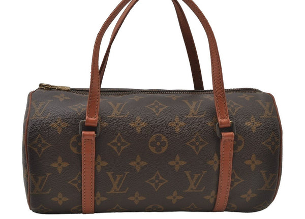 Authentic Louis Vuitton Monogram Papillon 26 Hand Bag Old Model LV 2523J