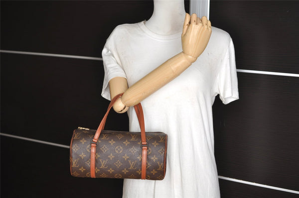Authentic Louis Vuitton Monogram Papillon 26 Hand Bag Old Model LV 2523J