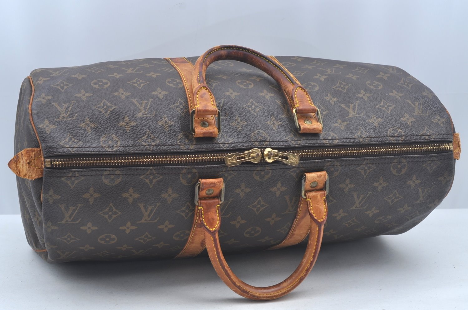 Authentic Louis Vuitton Monogram Keepall 45 Travel Boston Bag M41428 LV 2523K