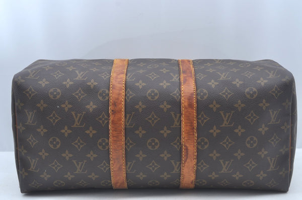 Authentic Louis Vuitton Monogram Keepall 45 Travel Boston Bag M41428 LV 2523K