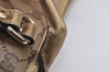 Authentic GUCCI GG Crystal Shoulder Tote Bag GG PVC Leather 197953 Brown 2524J