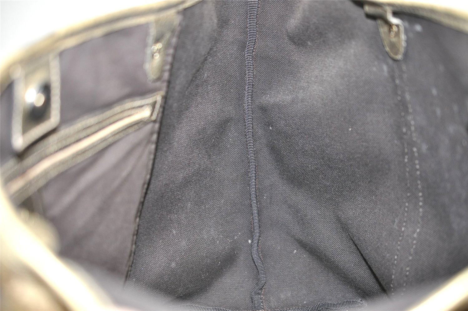 Authentic GUCCI GG Crystal Shoulder Tote Bag GG PVC Leather 197953 Brown 2524J