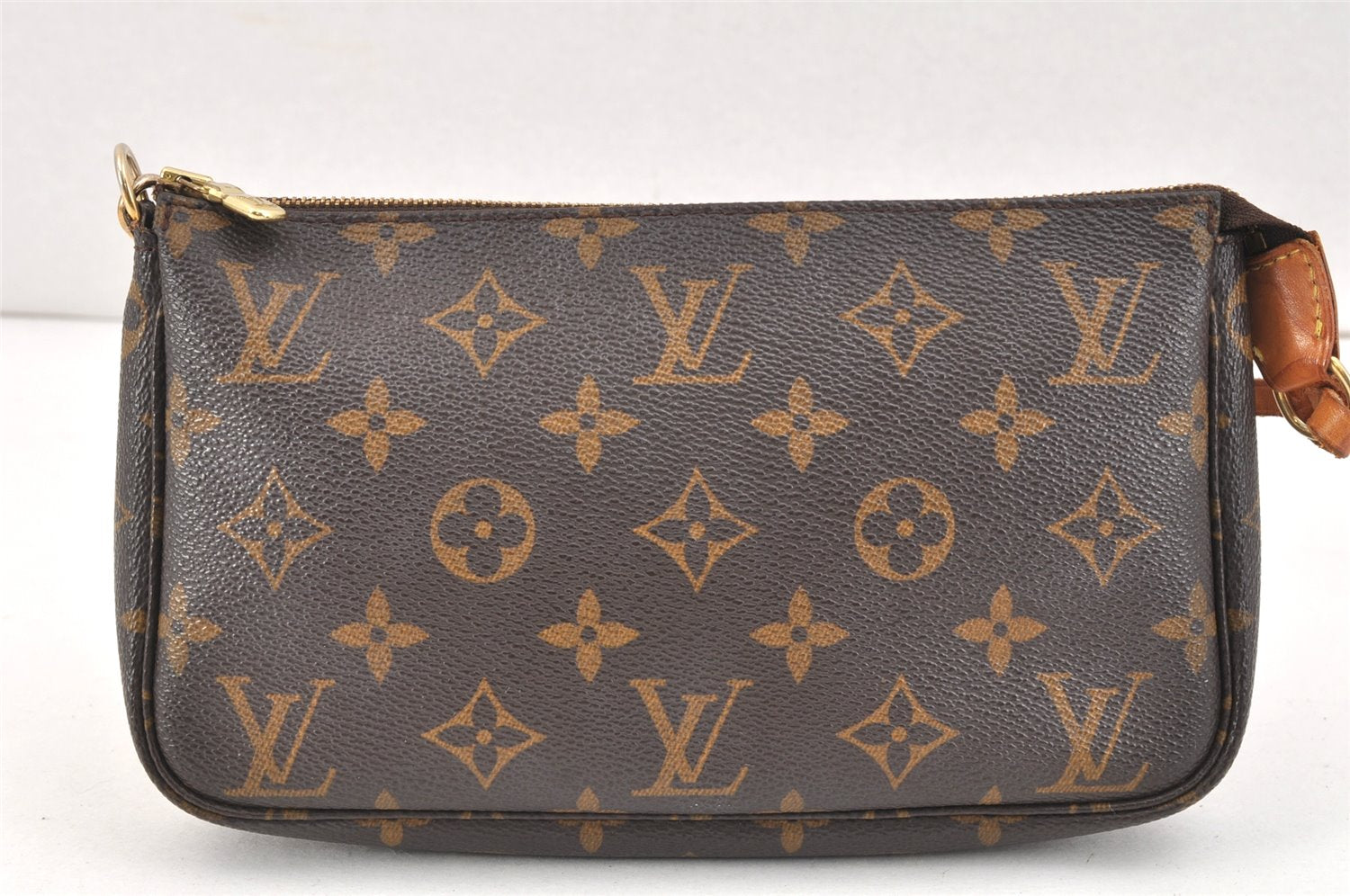 Authentic Louis Vuitton Monogram Pochette Accessoires Pouch M51980 LV 2524K