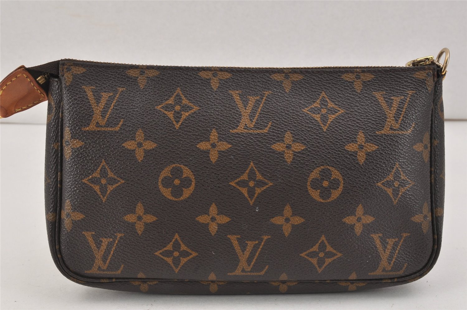Authentic Louis Vuitton Monogram Pochette Accessoires Pouch M51980 LV 2524K