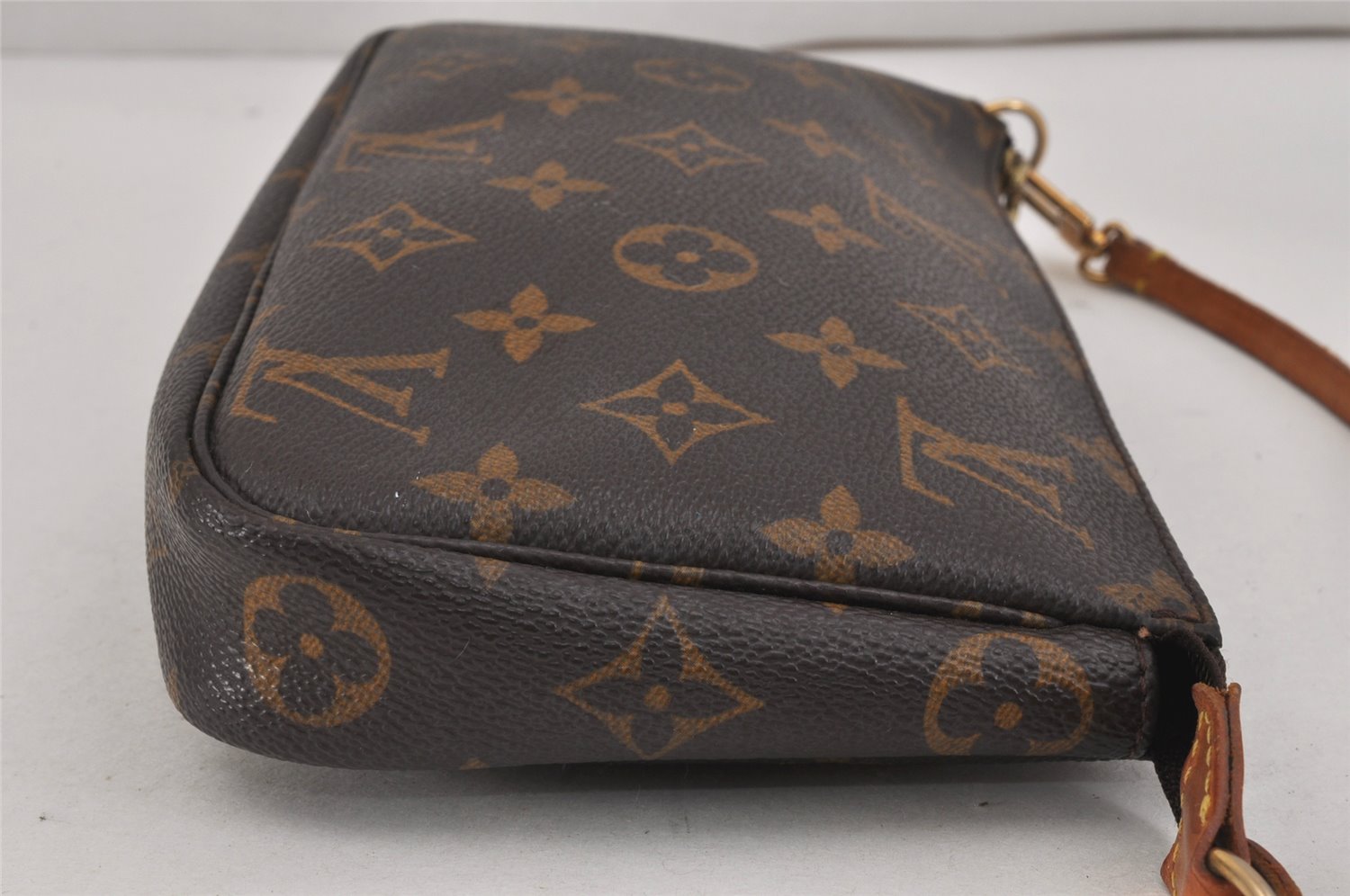 Authentic Louis Vuitton Monogram Pochette Accessoires Pouch M51980 LV 2524K