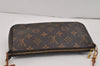 Authentic Louis Vuitton Monogram Pochette Accessoires Pouch M51980 LV 2524K