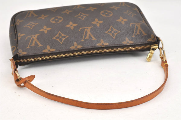 Authentic Louis Vuitton Monogram Pochette Accessoires Pouch M51980 LV 2524K